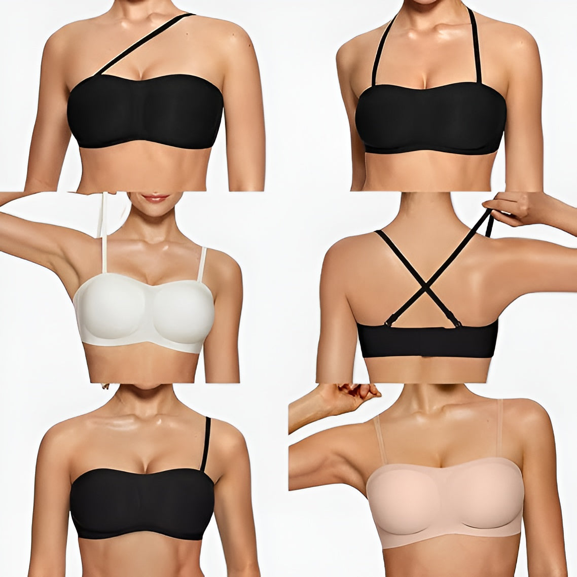 Strapless Non-Slip Bandeau Bra